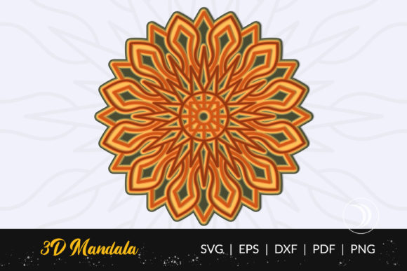 3D Layered Mandala Cut File - Vol 6: A Designer's Review