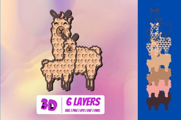3D Mother's Day Llama SVG: A Publisher's Review