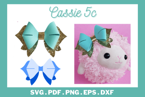 3D SVG Bow Template for Shapes & Commercial Sales