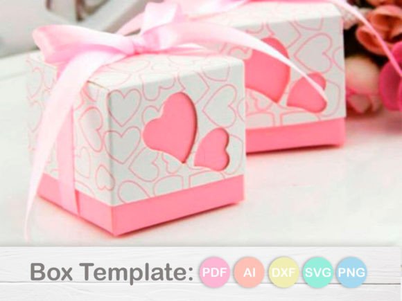 Favor Box with Hearts 3D SVG Shapes Review