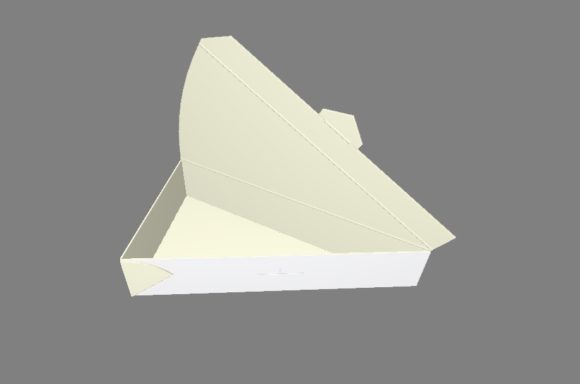 Gift Box -Triangle SVG and DXF: 3D Gift Boxes