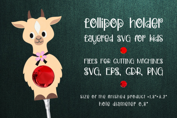 Goat Lollipop Holder Template SVG: 3D Shapes Review