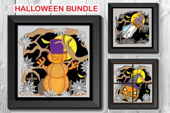 Paper Cut Halloween Shadow Box Bundle Review