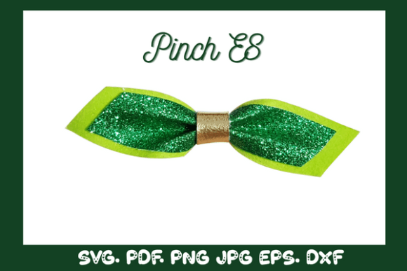 Pinch Hairbow Template SVG, PDF PE8: 3D Shapes Review