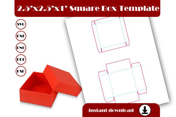 Square Box Template 2.5 Inch: A 3D SVG Shapes Review