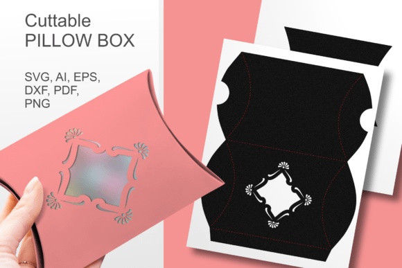 Window with Flowers Pillow Gift Box SVG Review